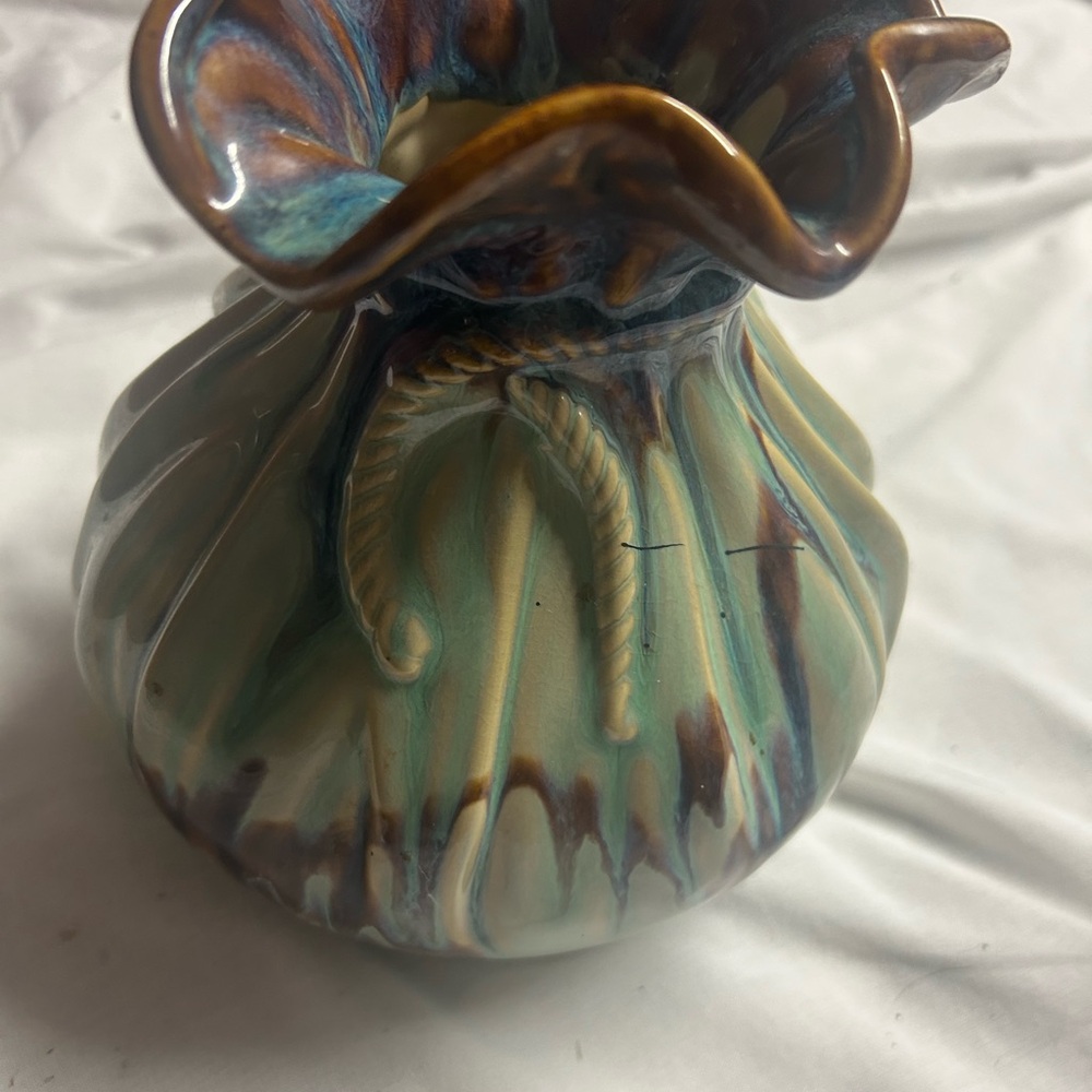 Multicolor Ceramic Vase with Unique Design